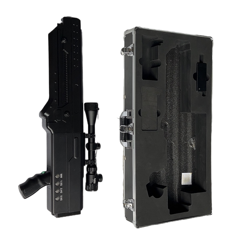  简阳手持便携式枪型低空防御反制四通道A型