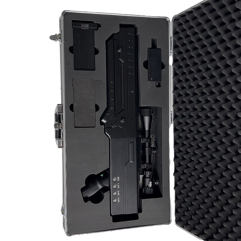  简阳手持便携式枪型低空防御反制四通道B型